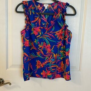 JCrew  ruffle tank top